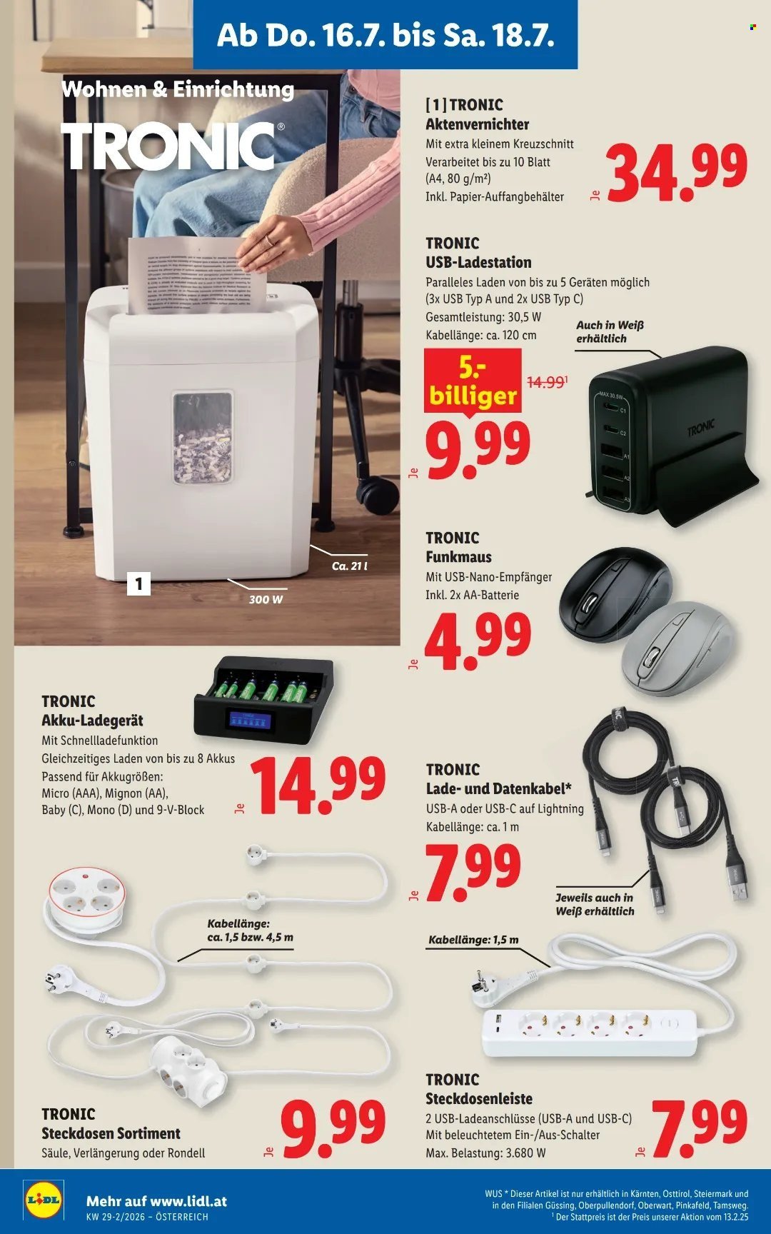 LIDL Flugblatt - Ab Donnerstag, 16.7.2026