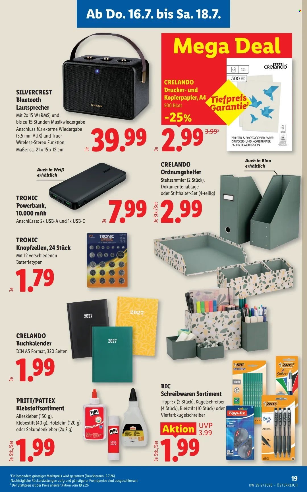 LIDL Flugblatt - Ab Donnerstag, 16.7.2026