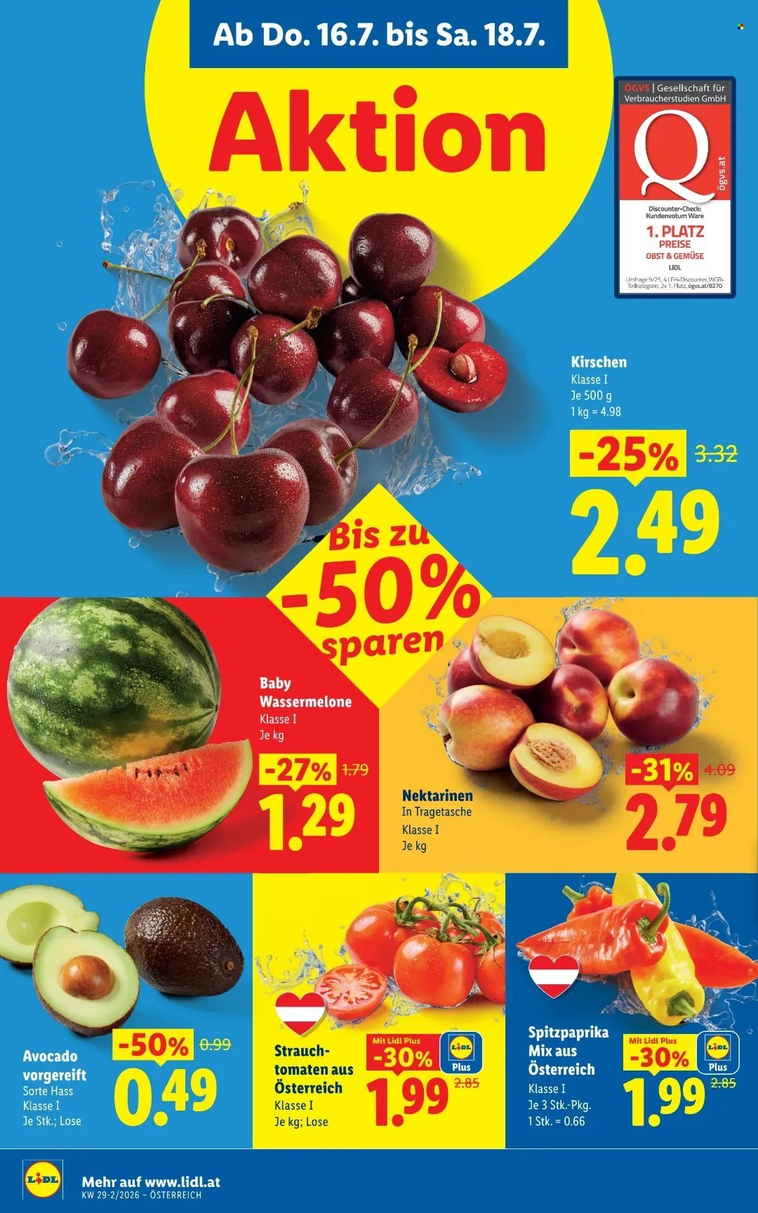 LIDL Flugblatt - Ab Donnerstag, 16.7.2026