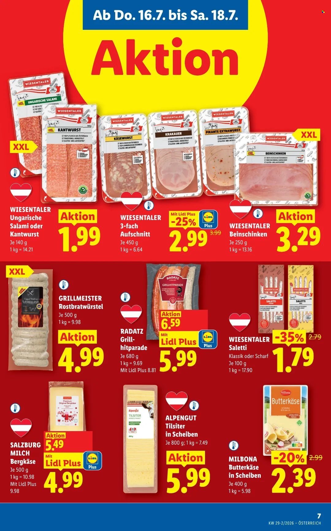 LIDL Flugblatt - Ab Donnerstag, 16.7.2026