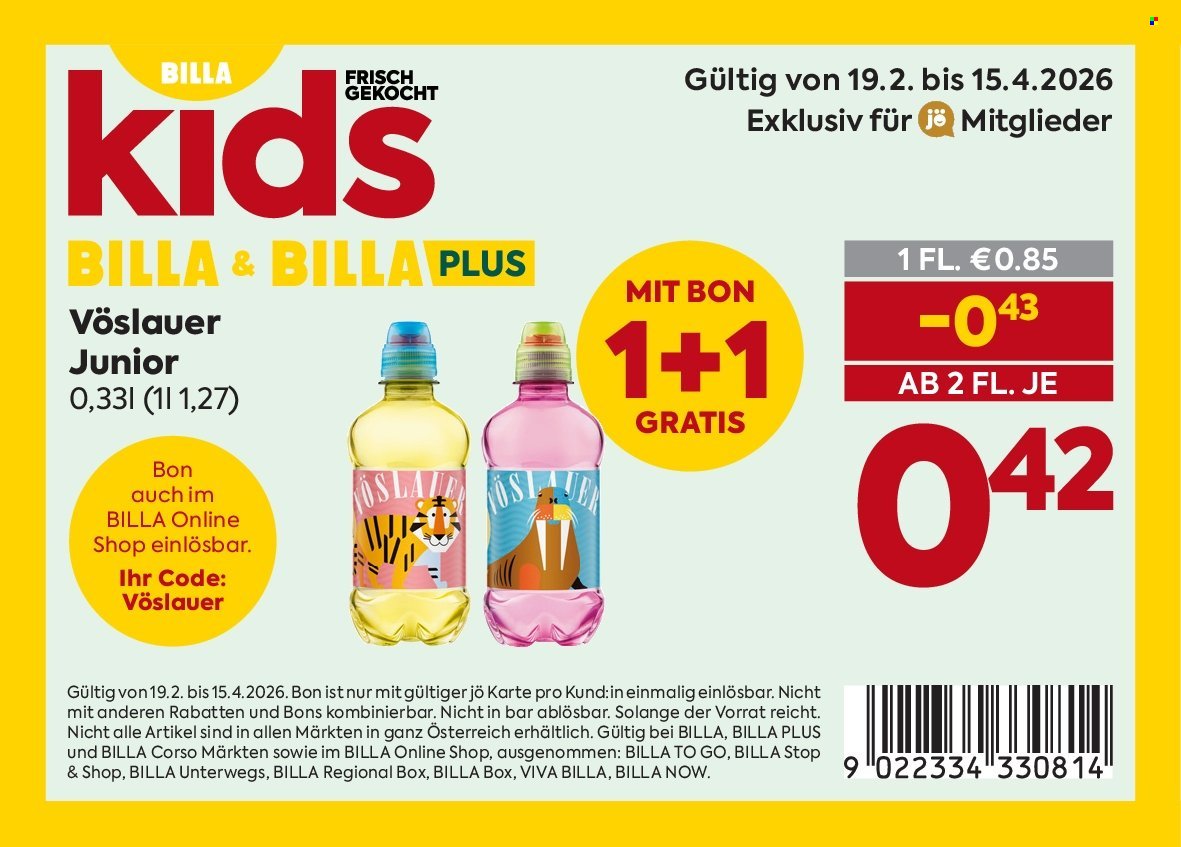 BILLA Flugblatt - Ab Donnerstag, 19.2.2026