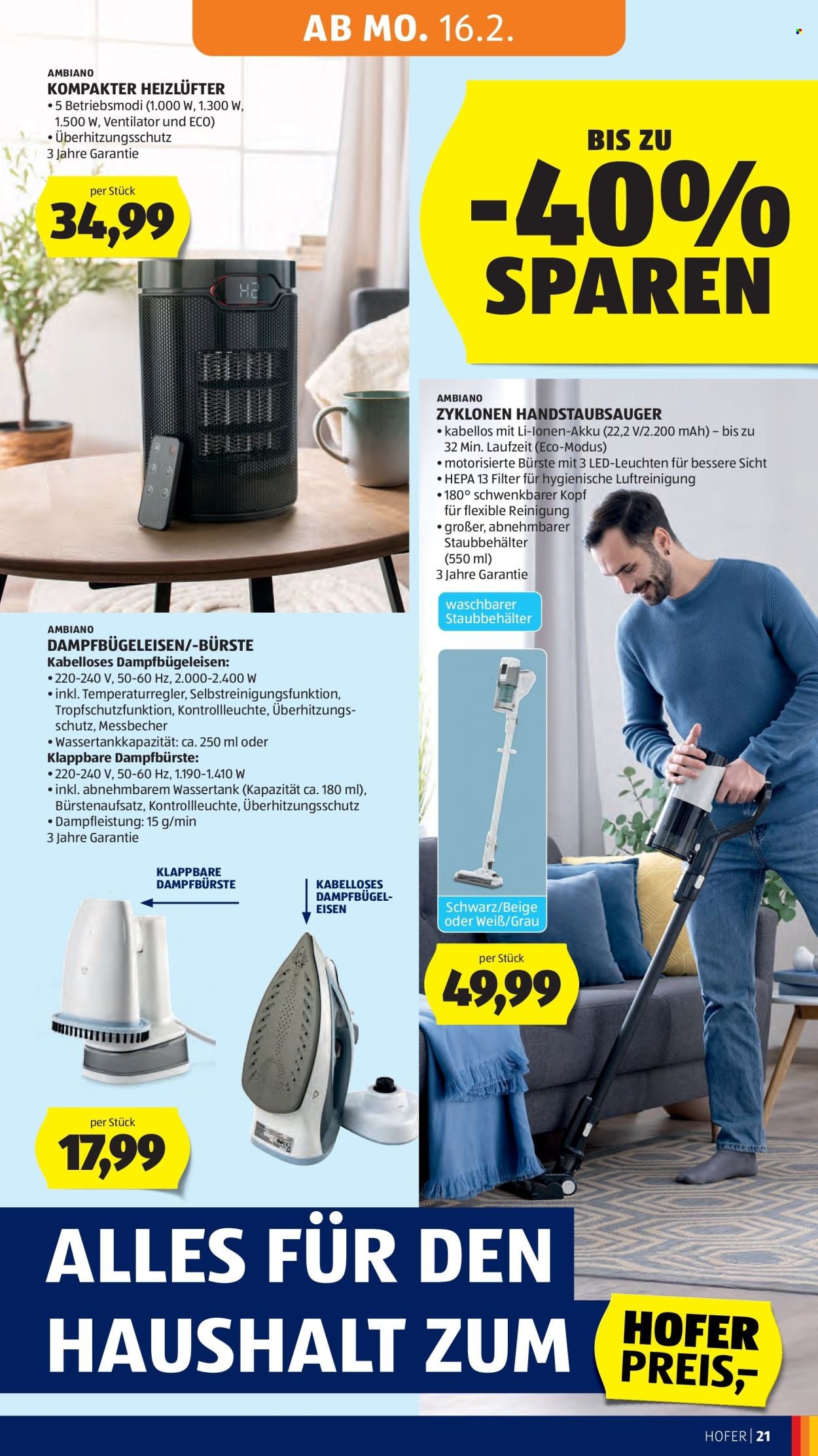 HOFER Flugblatt - Ab Freitag, 13.2.2026