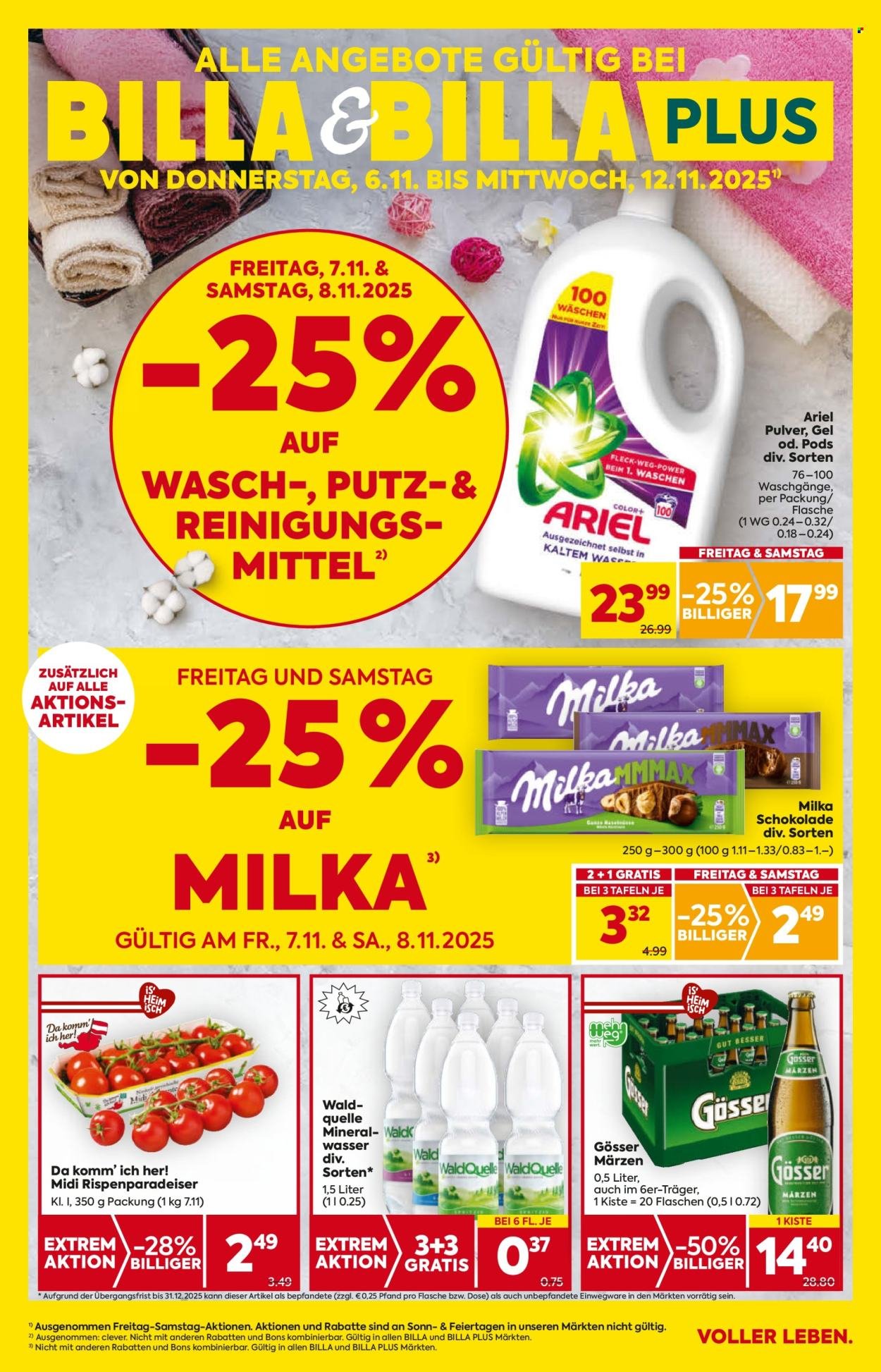BILLA Flugblatt - Ab Donnerstag, 6.11.2025 (2025-11-06 - 2025-11-12) | 1
