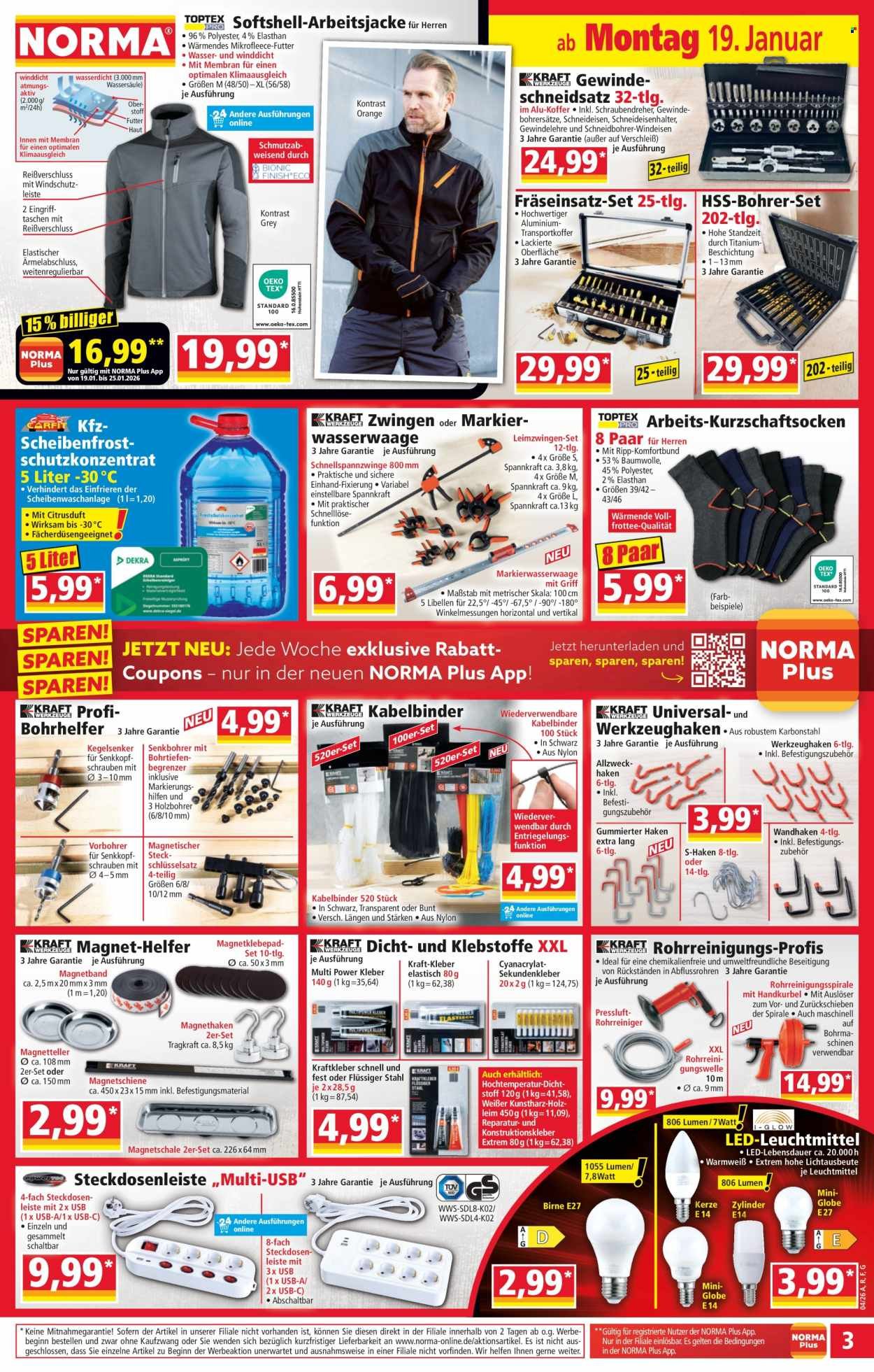 NORMA Flugblatt - Ab Montag, 19.1.2026