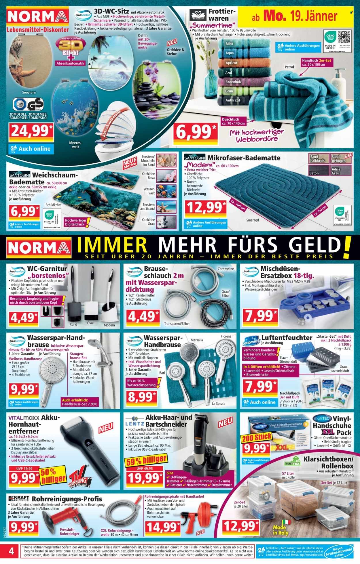 NORMA Flugblatt - Ab Montag, 19.1.2026