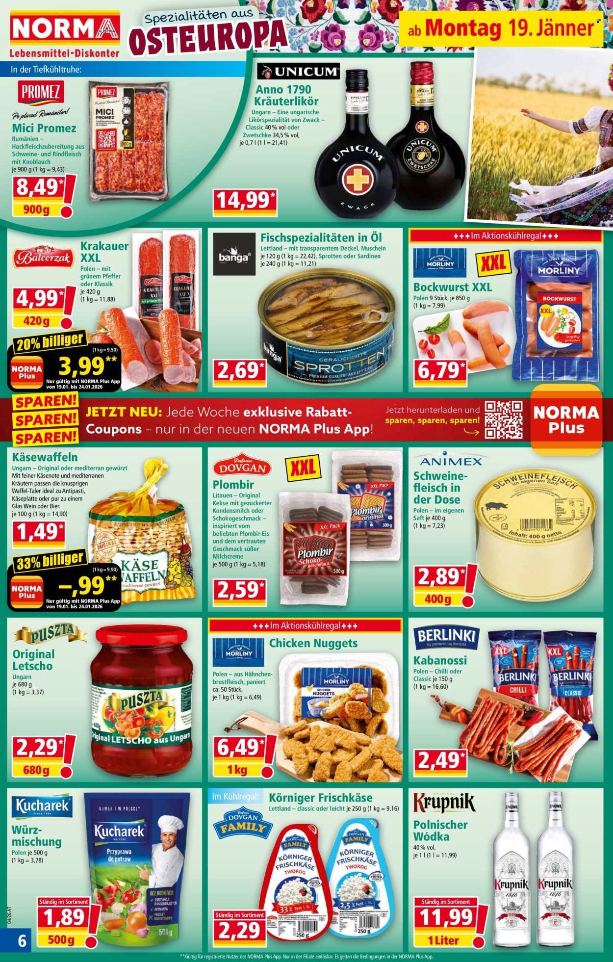 NORMA Flugblatt - Ab Montag, 19.1.2026
