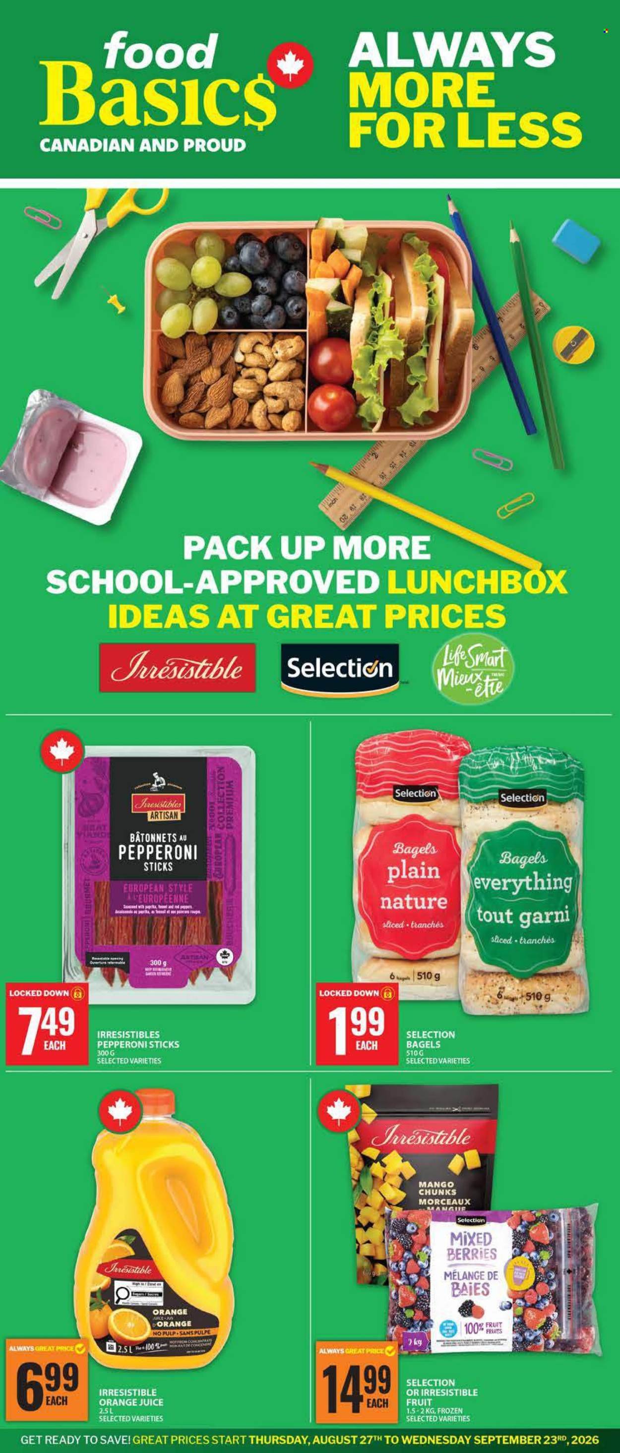 FOOD BASICS flyer - Back To School Digital Specialty Flyer
