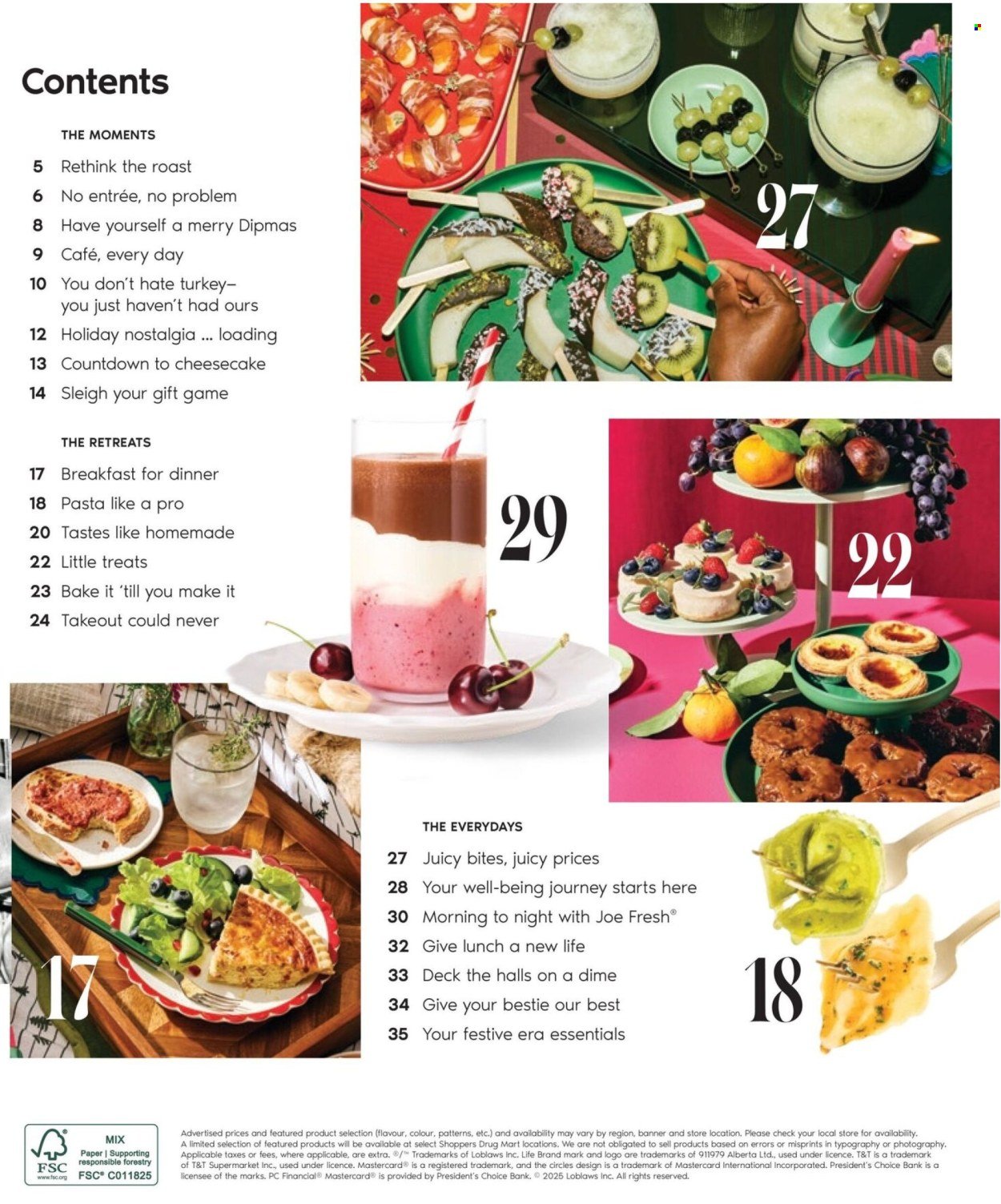 NO FRILLS flyer - PC Holiday Insiders Book