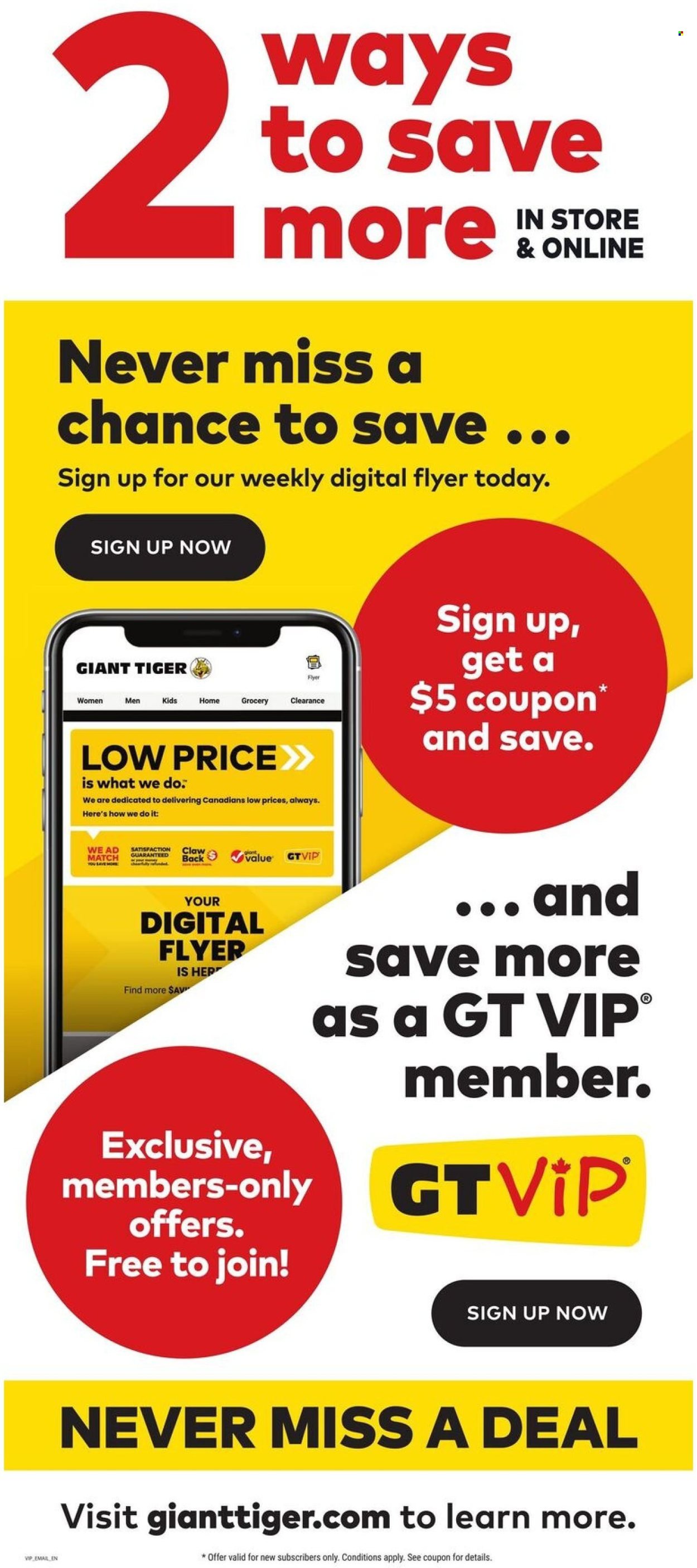 GIANT TIGER flyer - Weekly Flyer