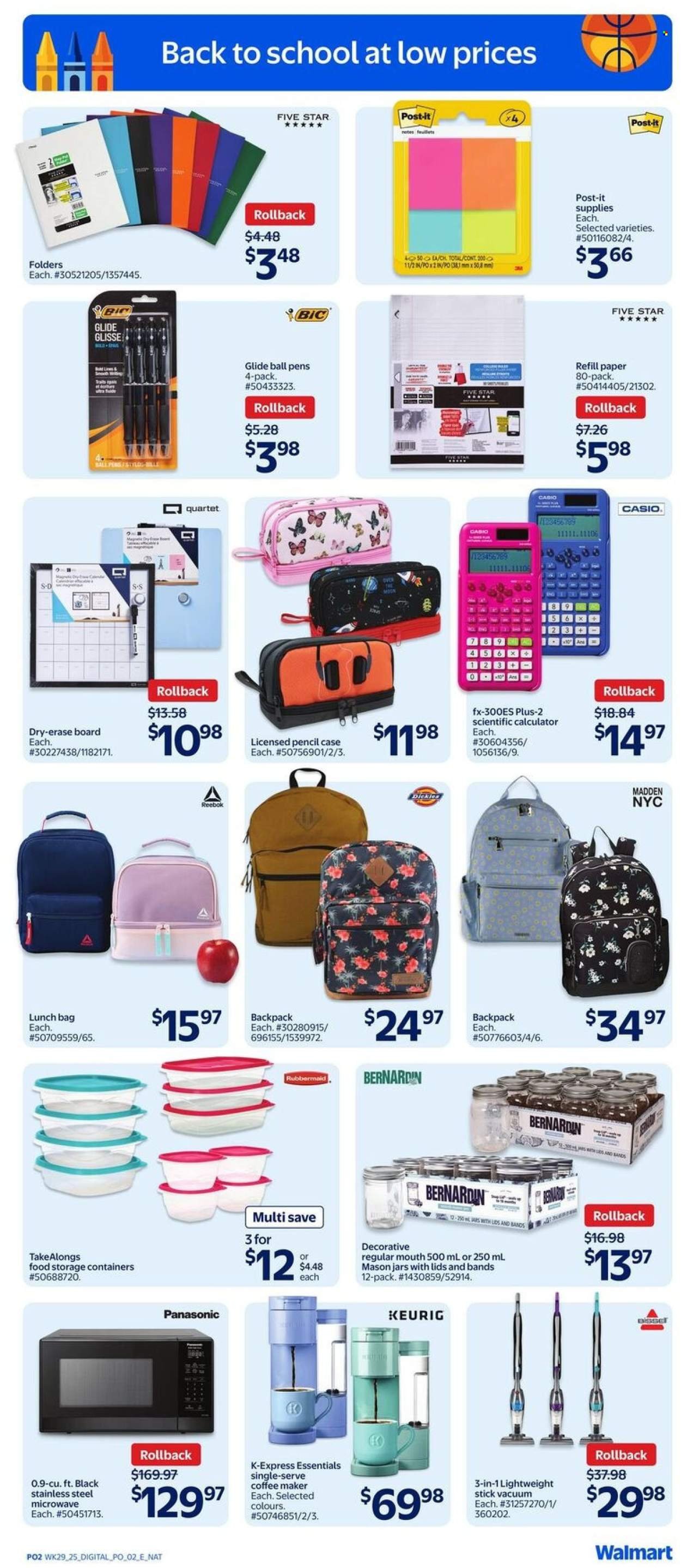 WALMART flyer - Back to school