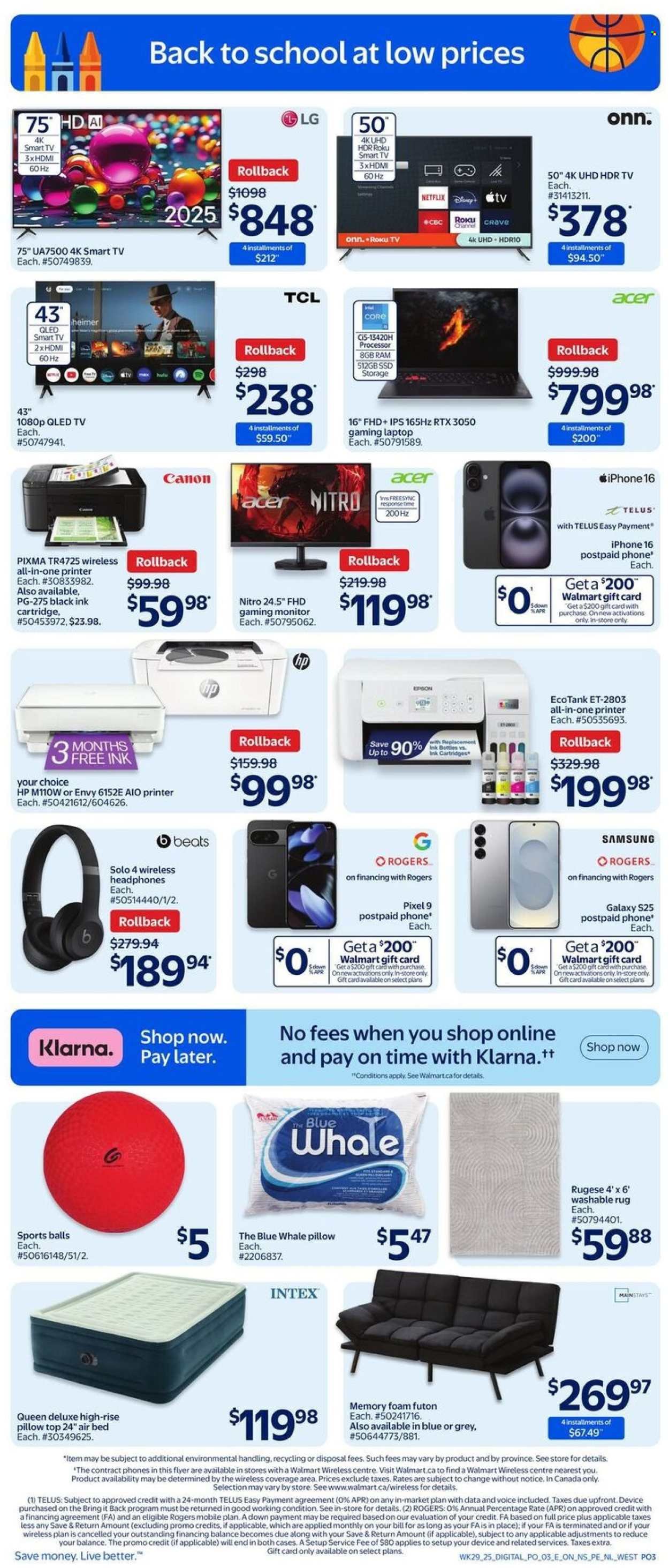 WALMART flyer - Back to school