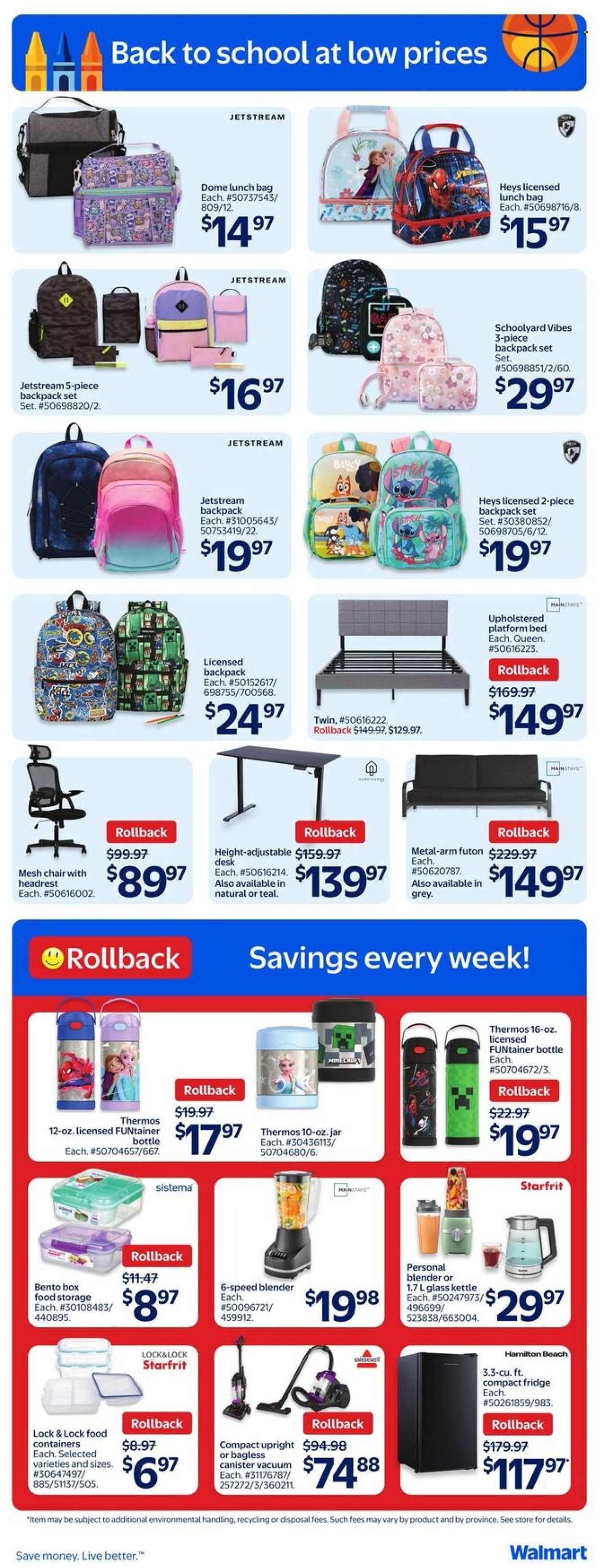 WALMART flyer - Back to school