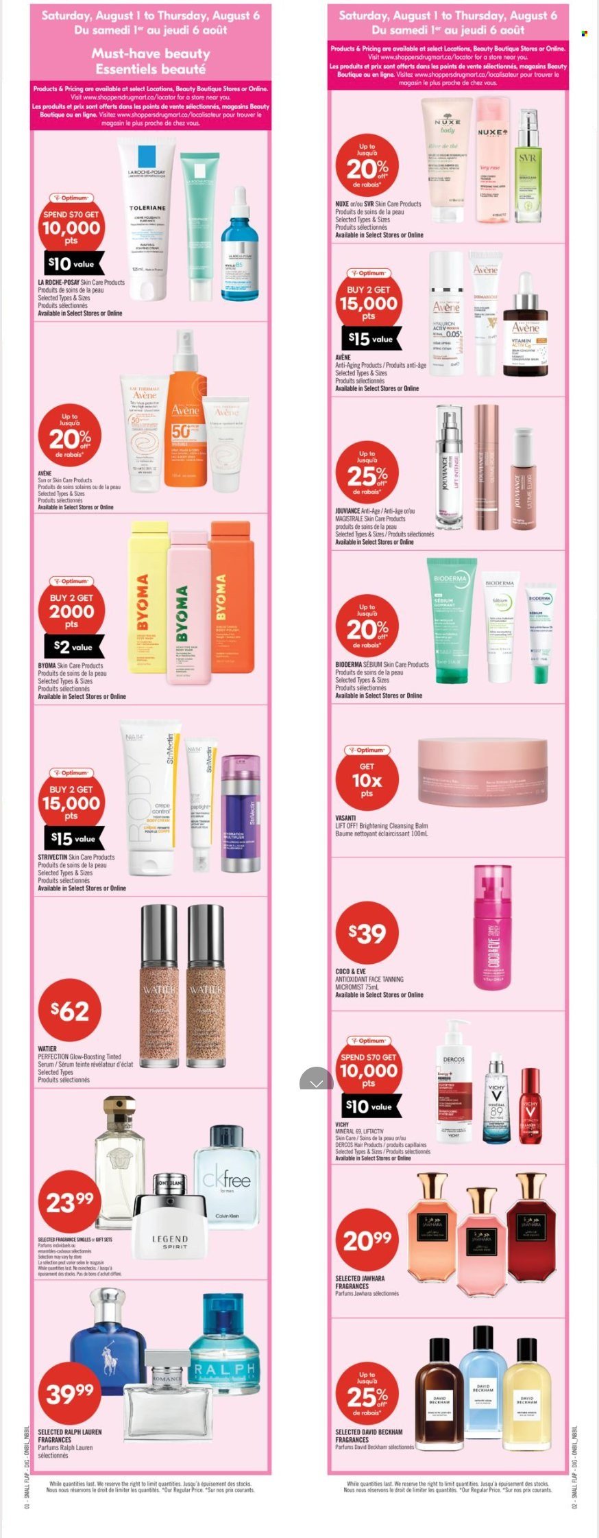 SHOPPERS DRUG MART flyer - From Saturday August 01, 2026