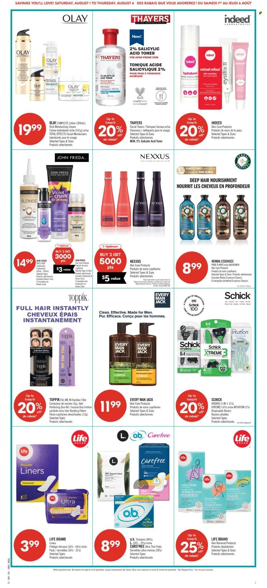 SHOPPERS DRUG MART flyer - From Saturday August 01, 2026