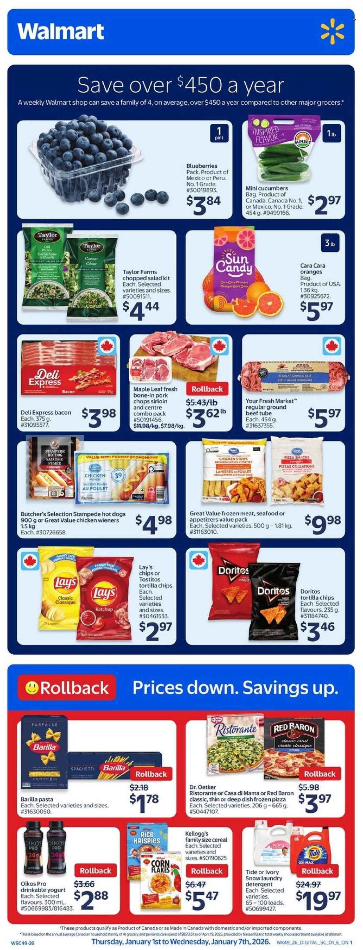 WALMART flyer - From Thursday January 01, 2026 (2026-01-01 - 2026-01-07) | 1