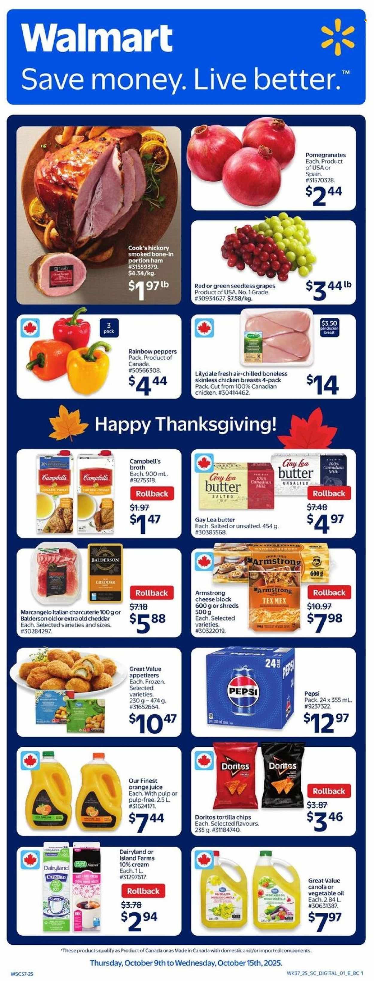 WALMART flyer - From Thursday October 09, 2025 (2025-10-09 - 2025-10-15) | 1