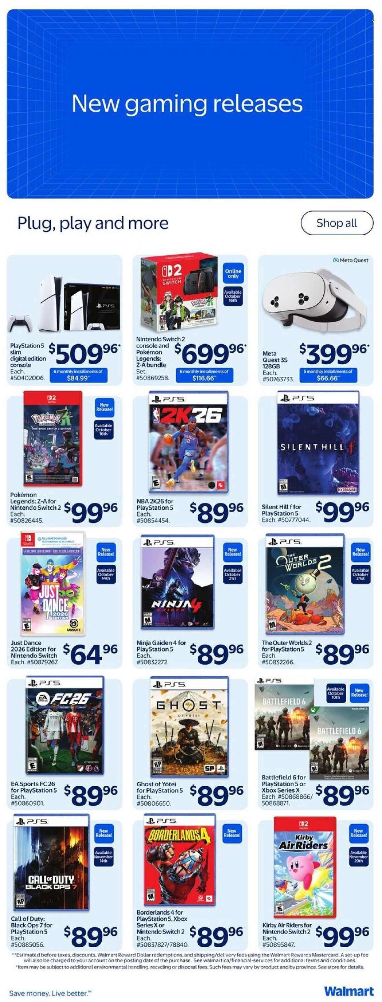 WALMART flyer - From Thursday October 09, 2025