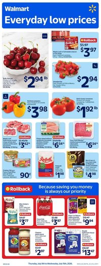 WALMART flyer - From Thursday July 09, 2026