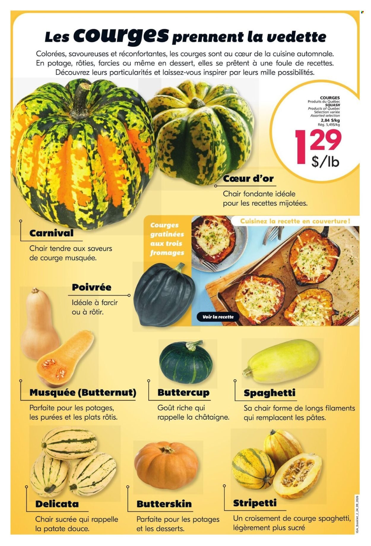 IGA flyer - Fall Booklet