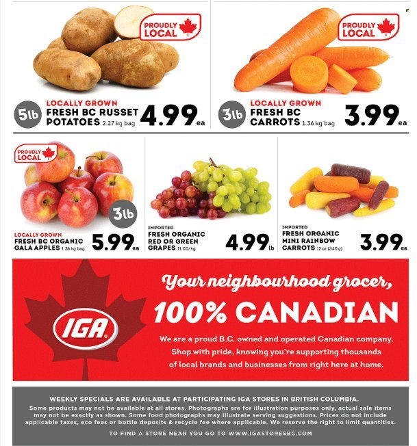 IGA flyer - From Friday September 12, 2025