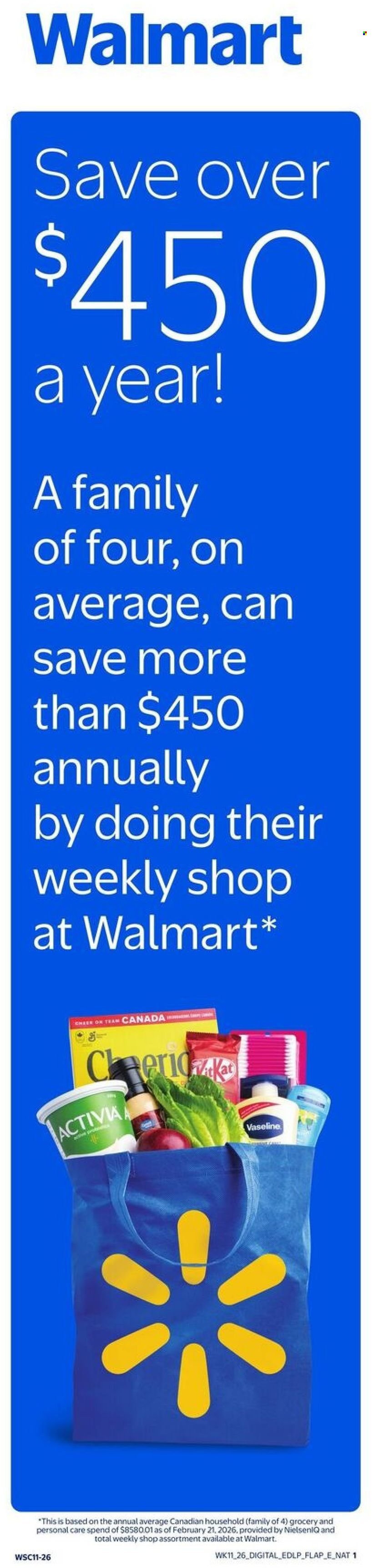 WALMART flyer - From Thursday April 09, 2026 (2026-04-09 - 2026-04-15) | 2