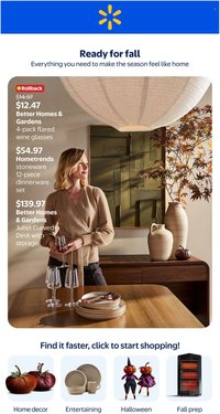 WALMART flyer - Ready for Fall