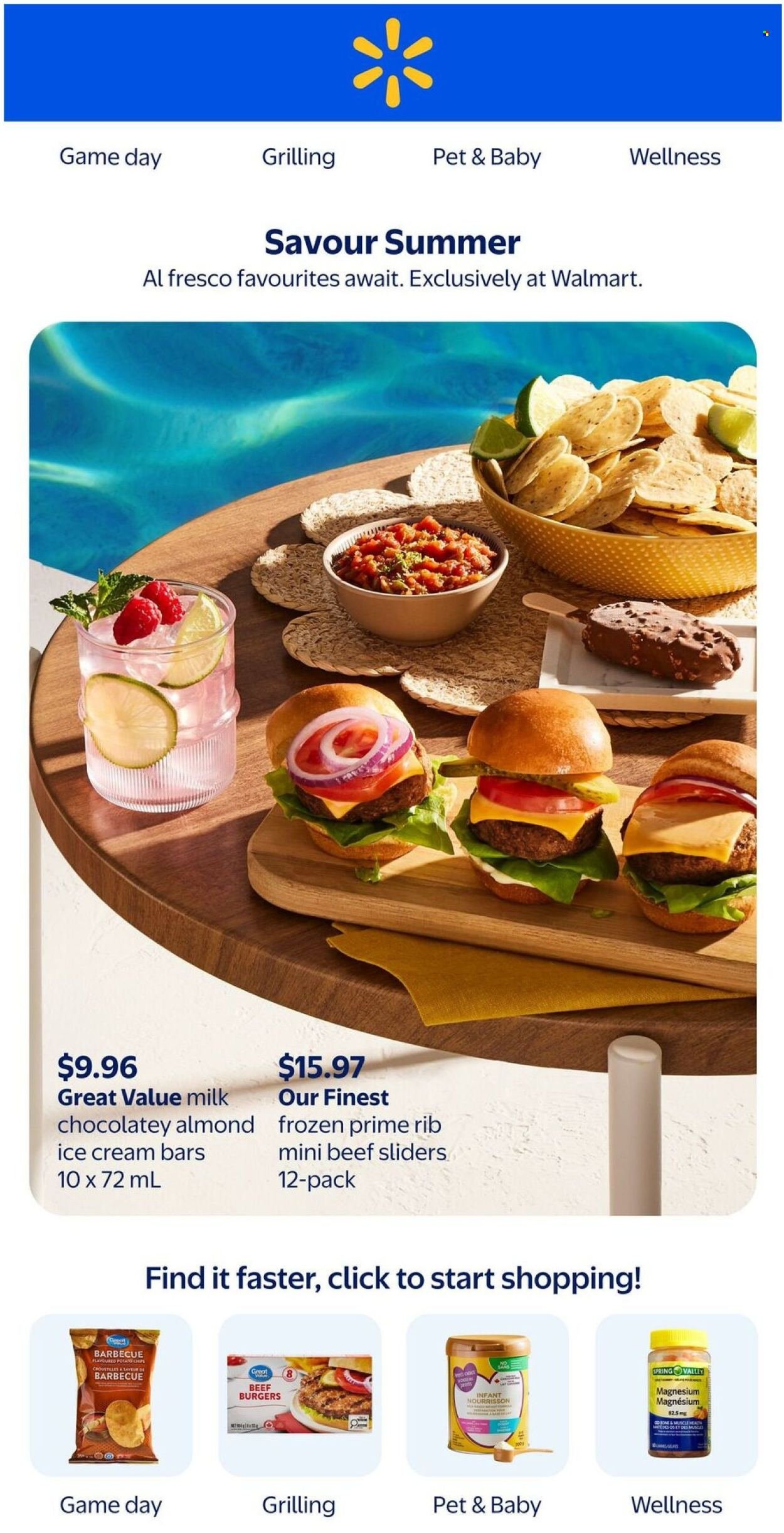 WALMART flyer - Savour Summer