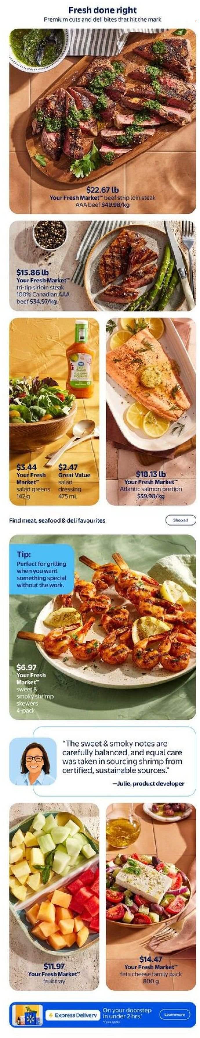 WALMART flyer - Savour Summer