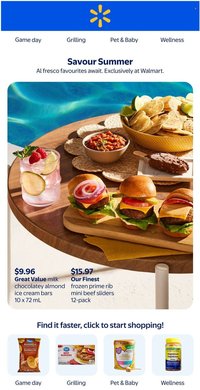 WALMART flyer - Savour Summer