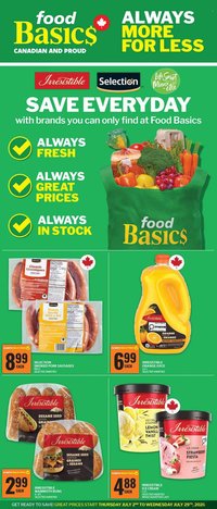 FOOD BASICS flyer - Summer Private Label Digital Specialty Flyer
