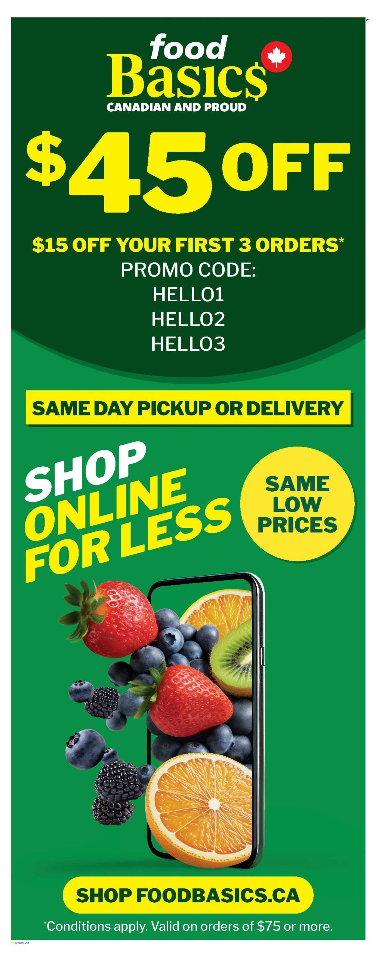 FOOD BASICS flyer - Weekly Flyer
