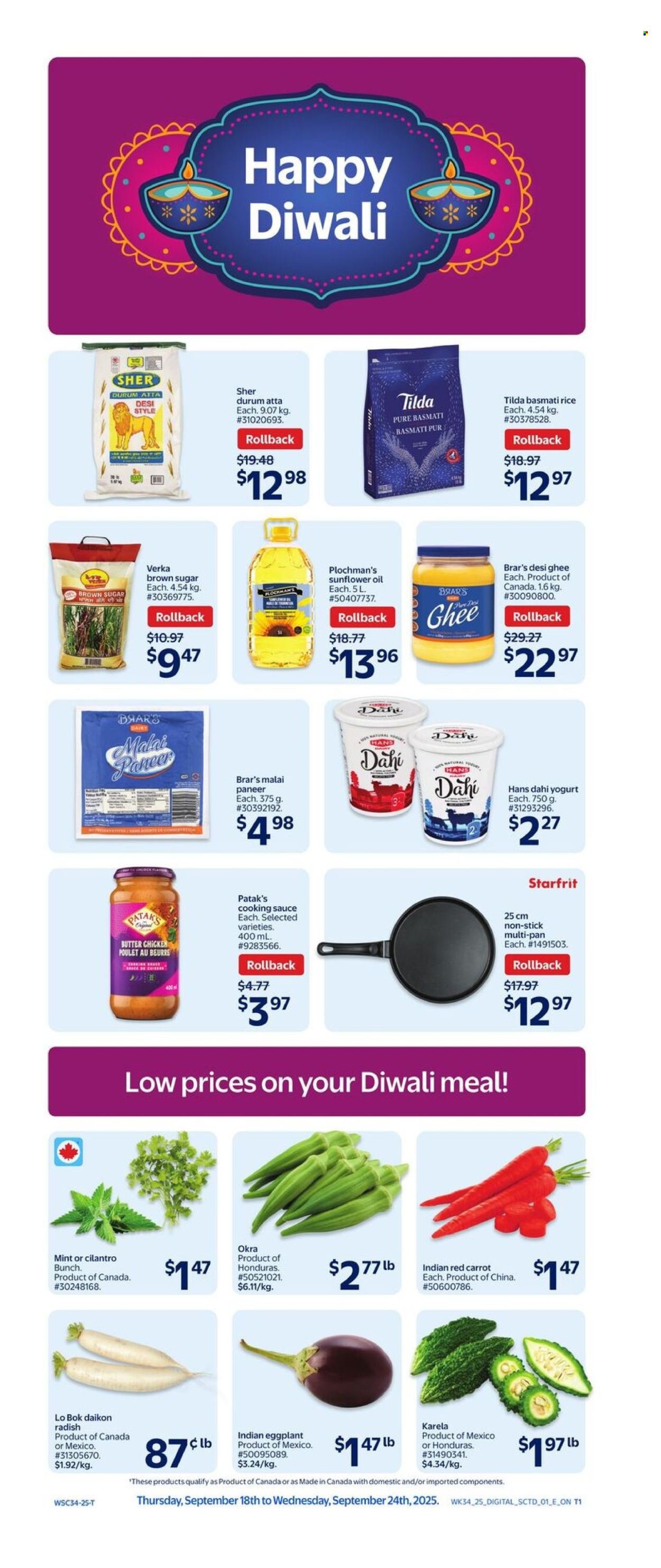 WALMART flyer - From Thursday September 18, 2025