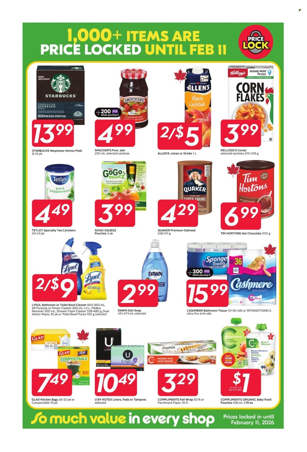 SOBEYS flyer - Price Locked