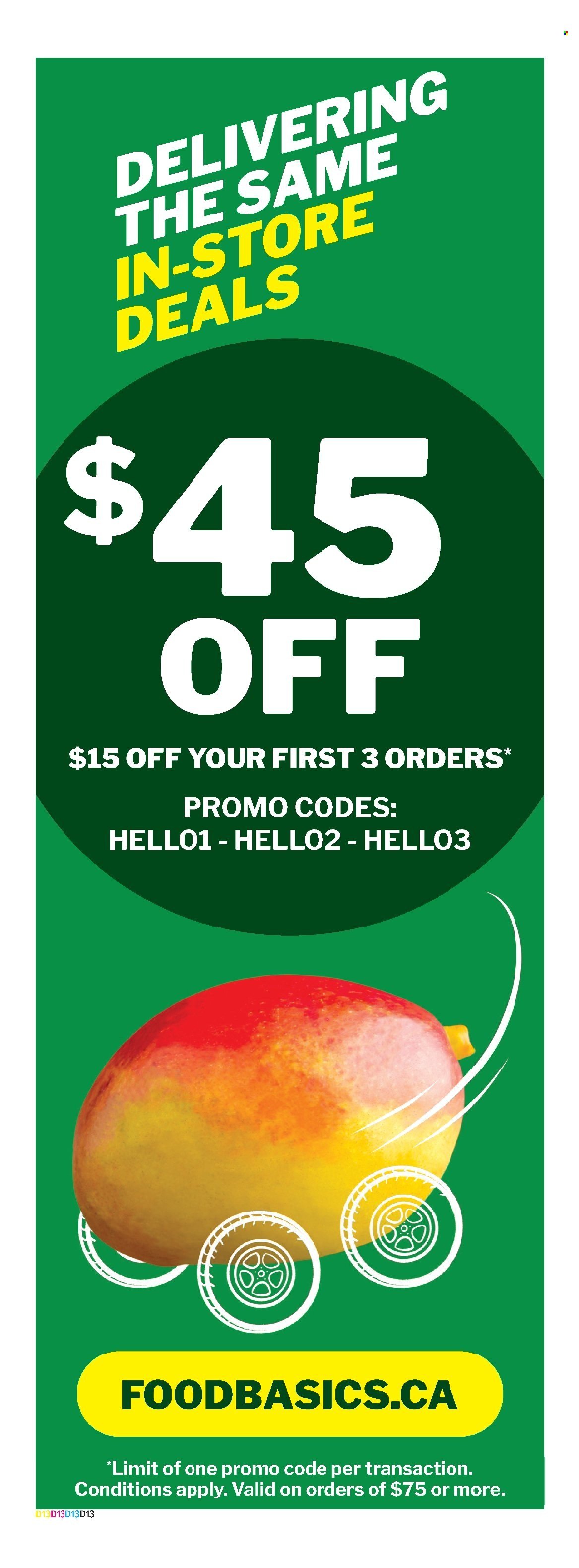 FOOD BASICS flyer - Weekly Flyer