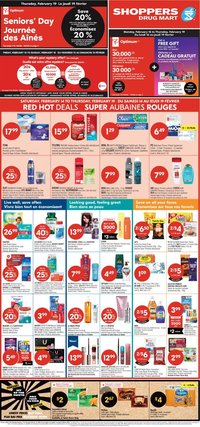 SHOPPERS DRUG MART flyer - From Saturday February 14, 2026 (2026-02-14 - 2026-02-19)