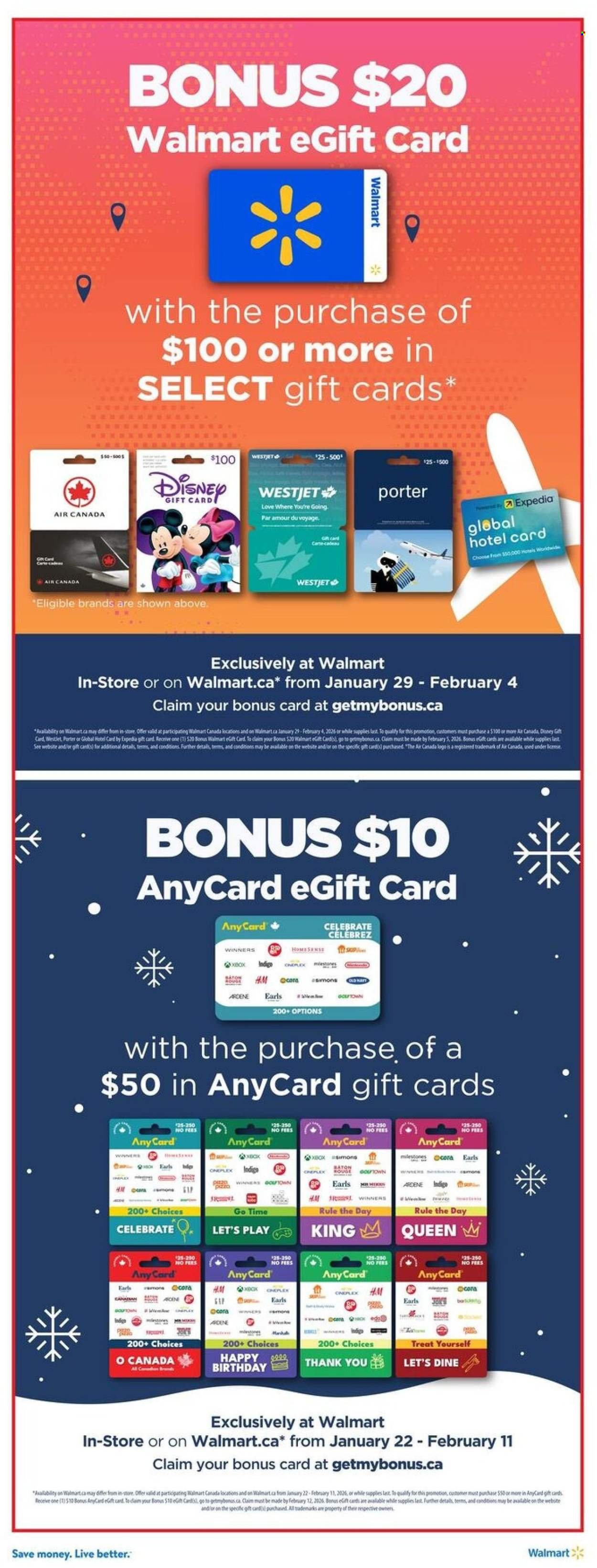 WALMART flyer - From Thursday January 29, 2026
