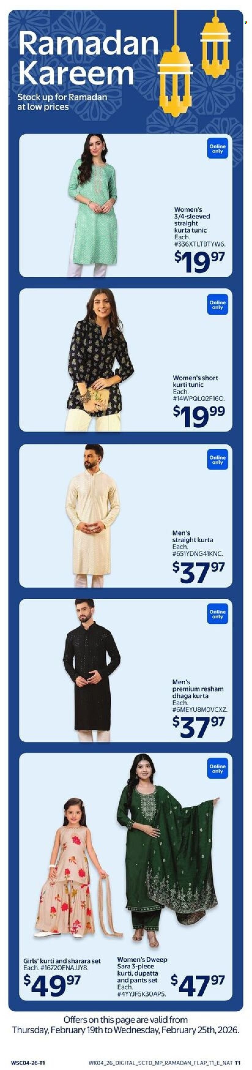 WALMART flyer - From Thursday February 19, 2026