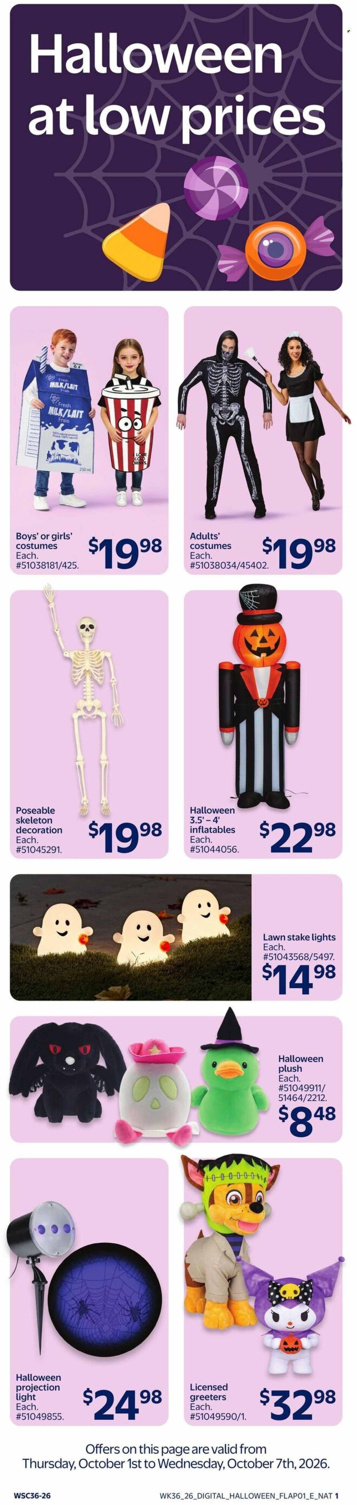 WALMART flyer - From Thursday October 01, 2026