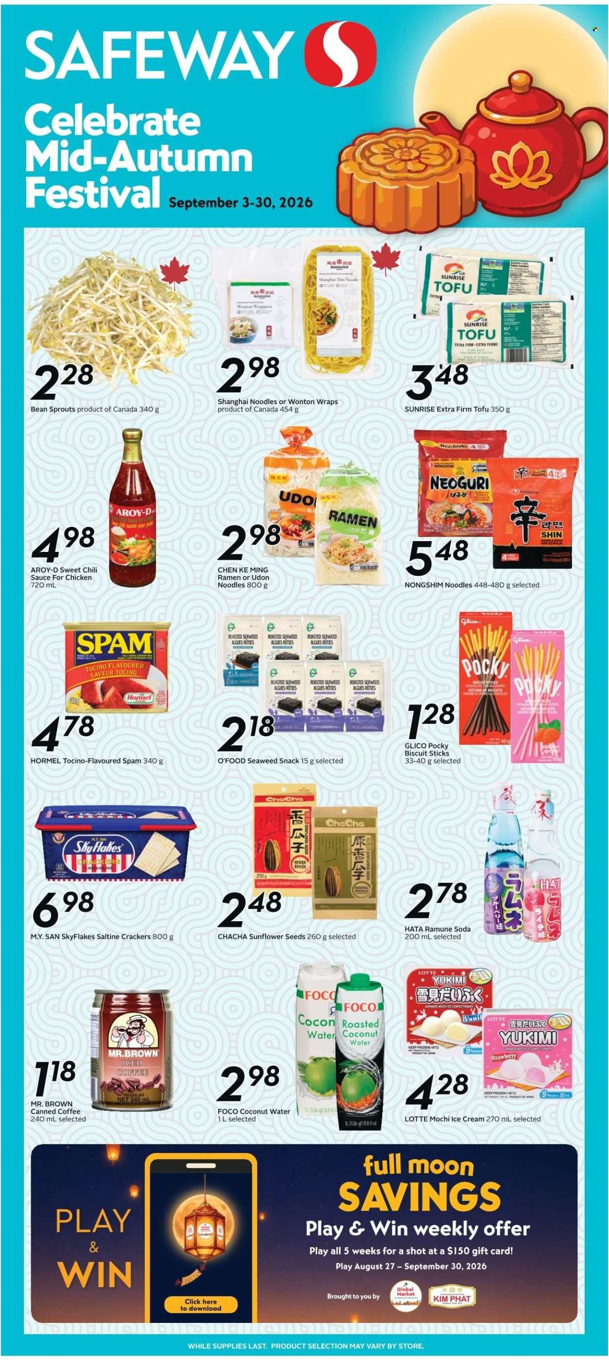 SAFEWAY flyer - Mid-Autumn Festival