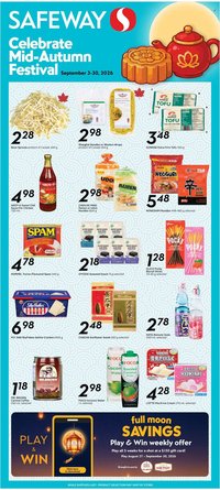 SAFEWAY flyer - Mid-Autumn Festival