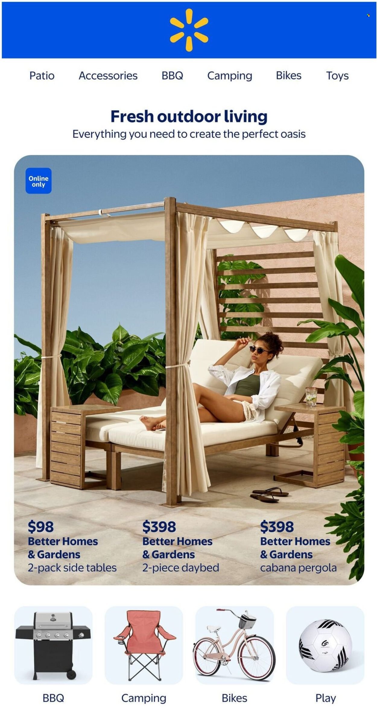 WALMART flyer - Fresh Outdoor Living (2026-02-26 - 2026-04-29) | 1