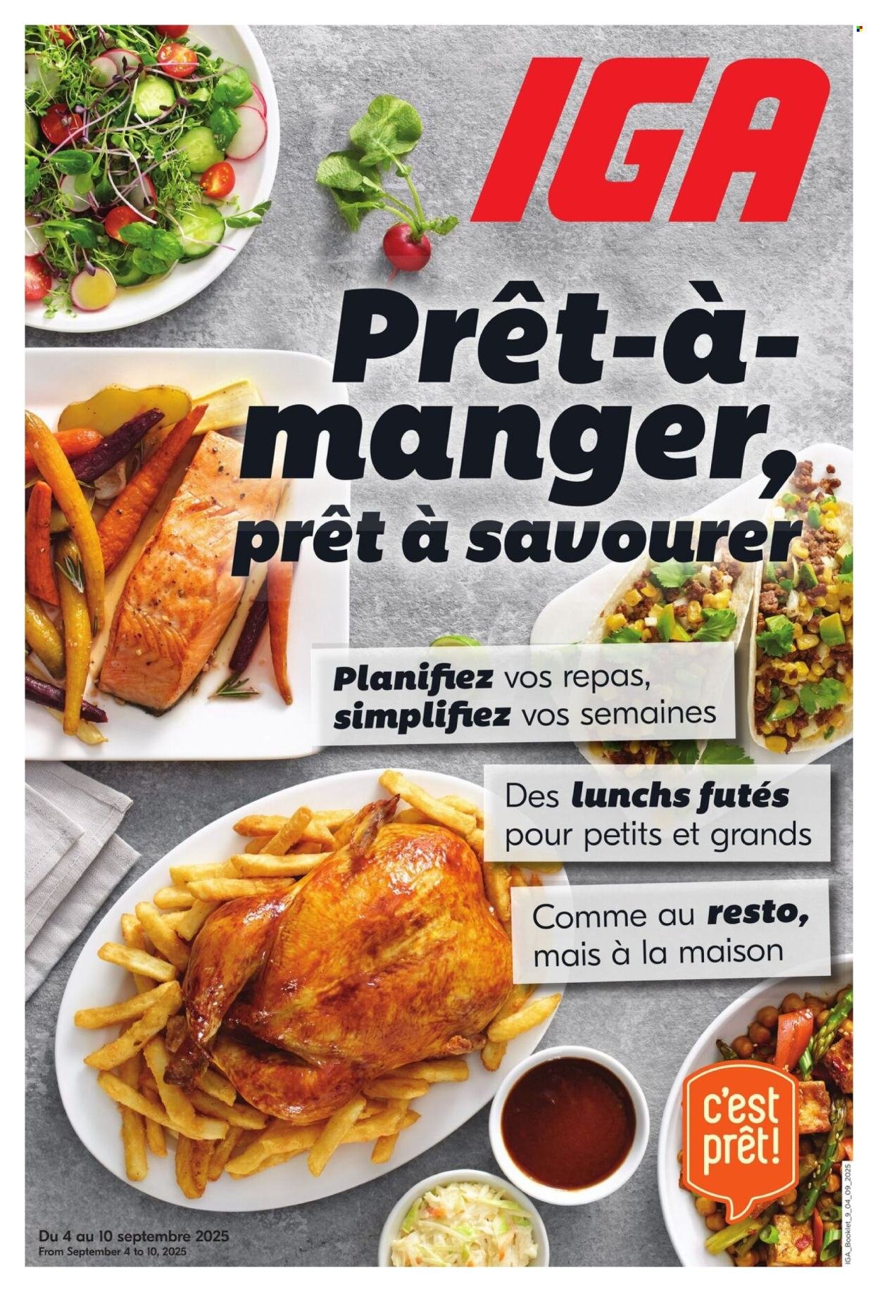 IGA flyer - Ready-to-Eat