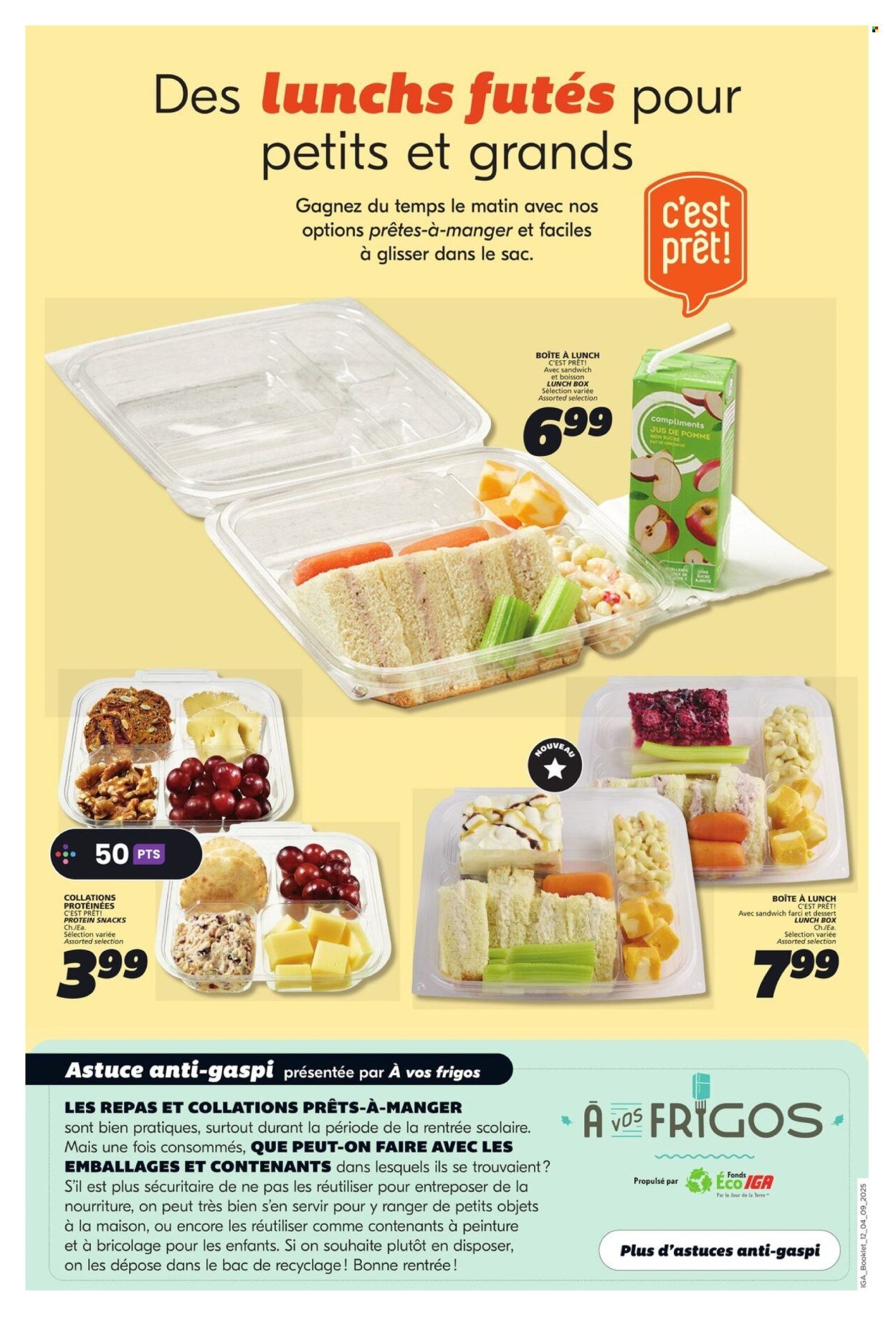 IGA flyer - Ready-to-Eat