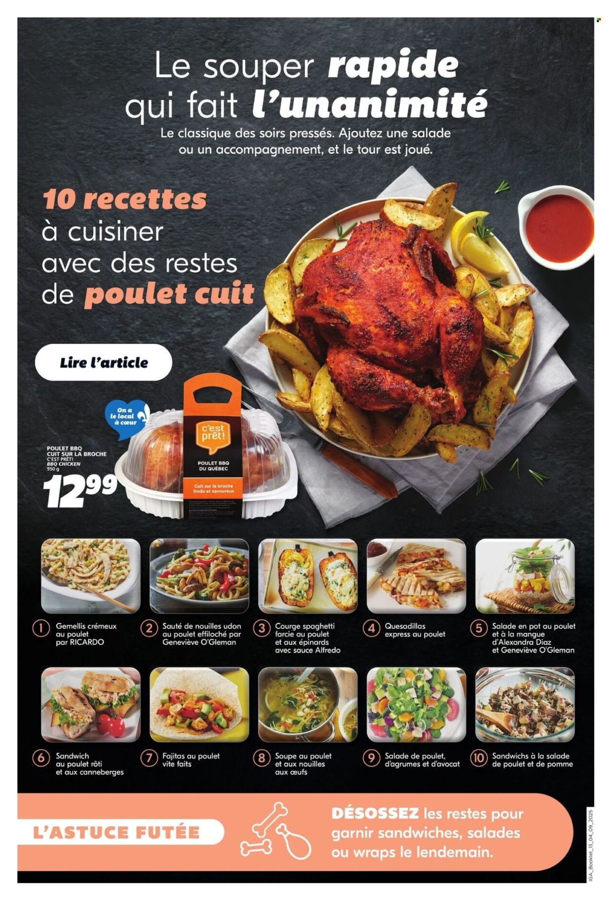 IGA flyer - Ready-to-Eat