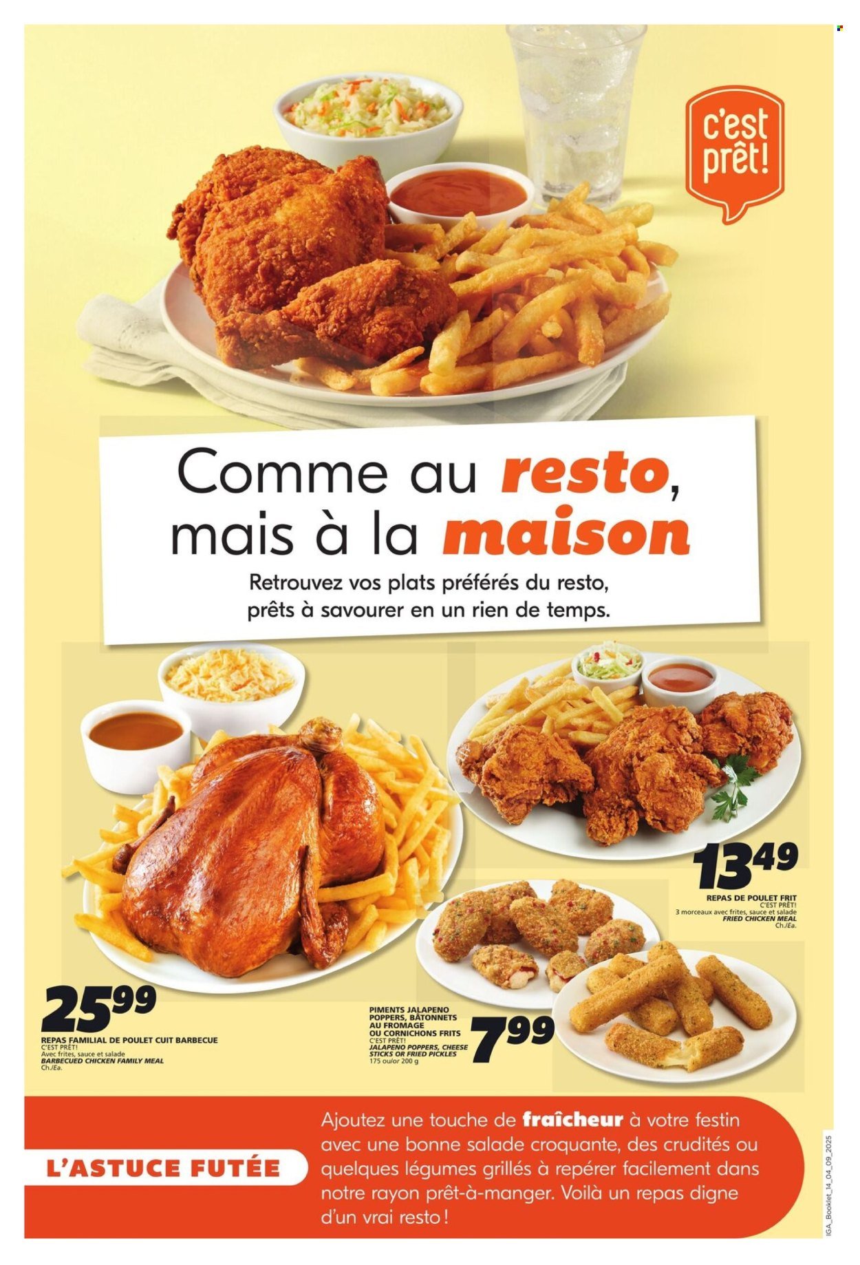 IGA flyer - Ready-to-Eat