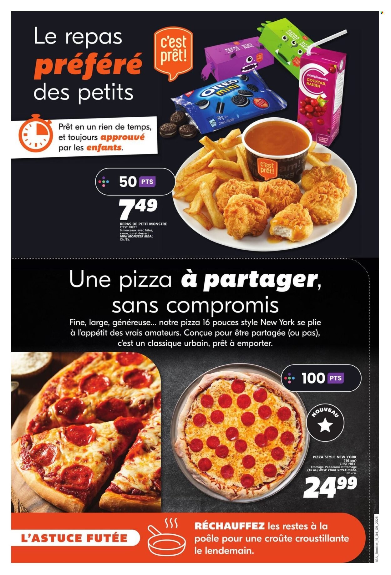 IGA flyer - Ready-to-Eat