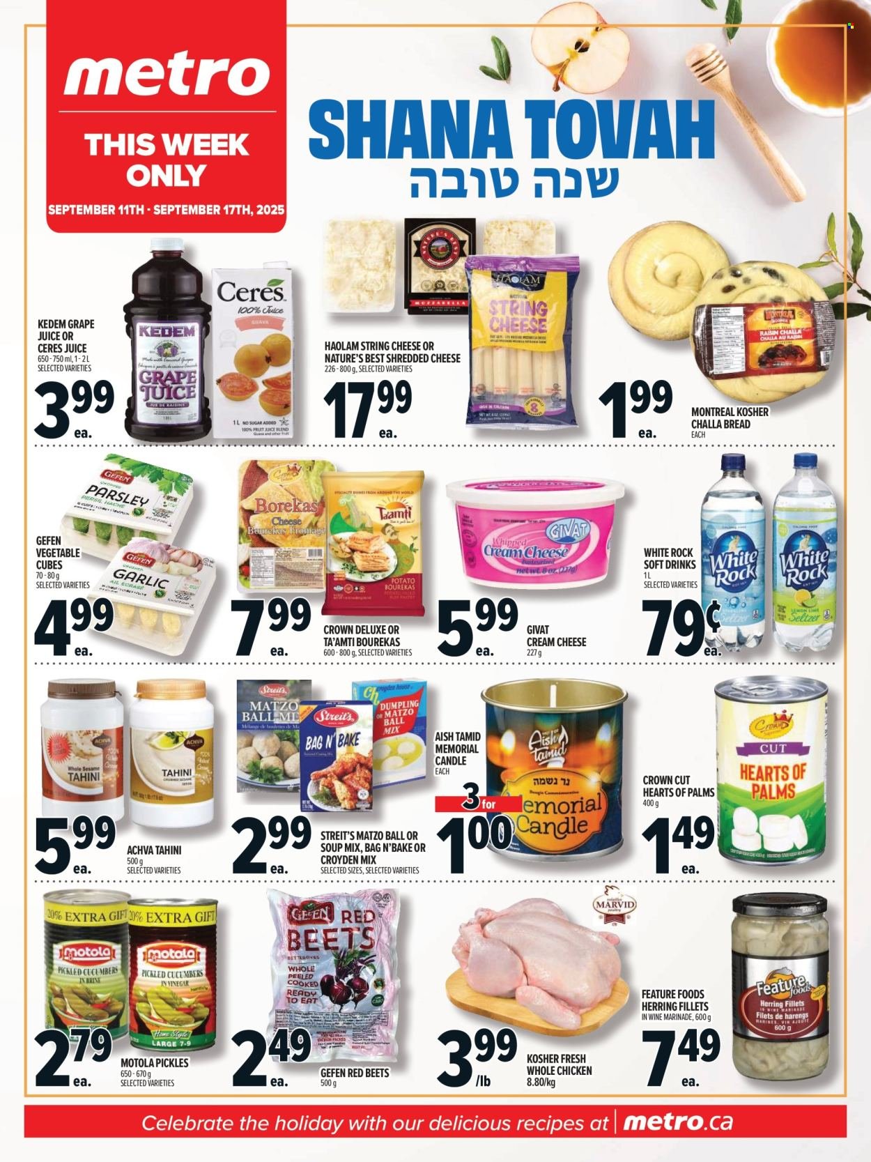 METRO flyer - Rosh Hashanah (2025-09-11 - 2025-09-17) | 1