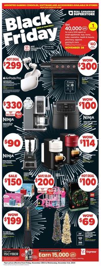 REAL CANADIAN SUPERSTORE flyer - Black Friday Handbill (2025-11-28 - 2025-12-03)
