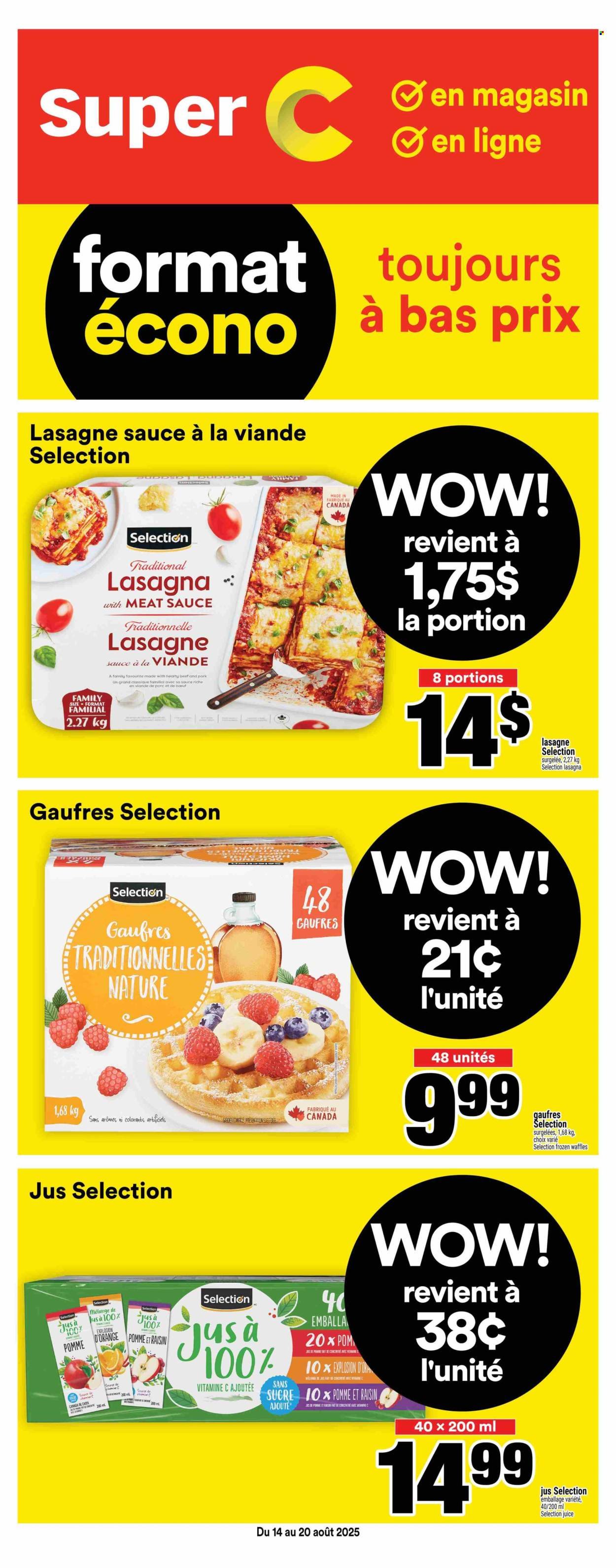 SUPER C flyer - Weekly Flyer (2025-08-14 - 2025-08-20) | 1