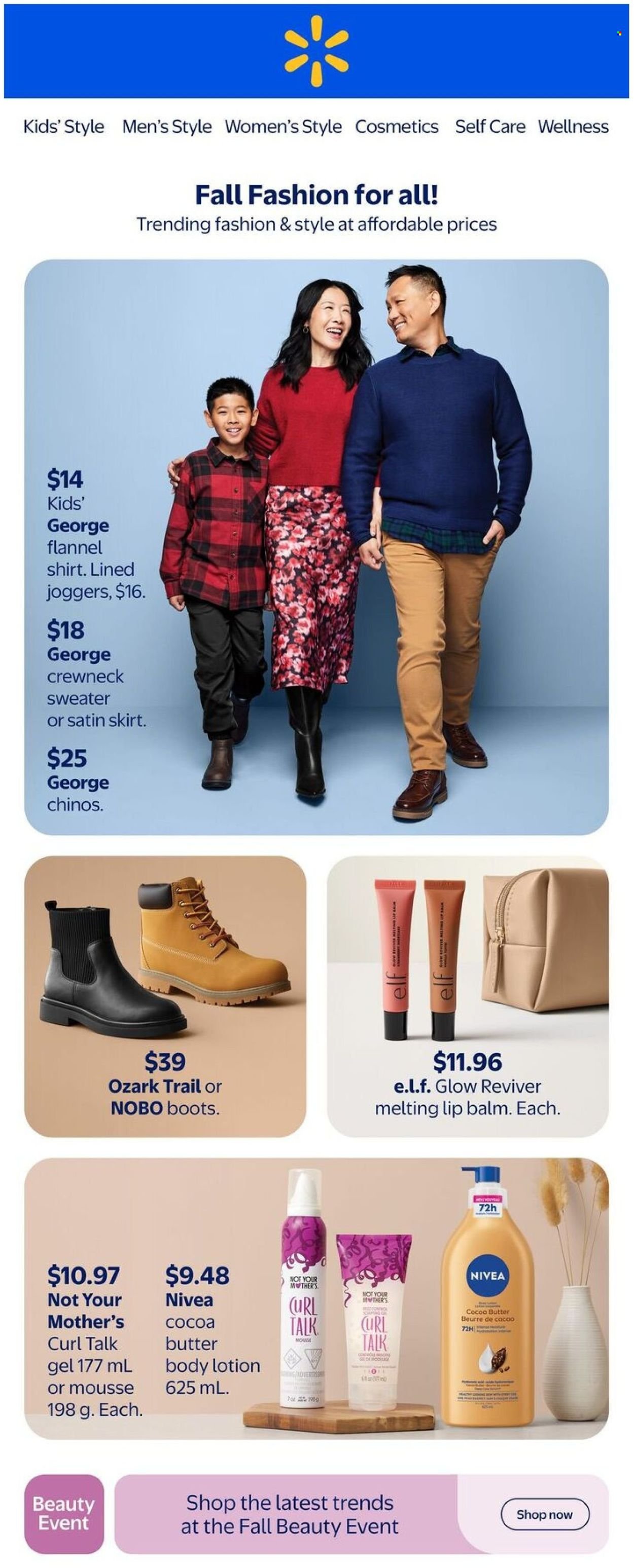 WALMART flyer - Fall fashion for all (2025-09-25 - 2025-10-22) | 1